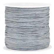 Macramé draad 0.8mm Grey, per meter