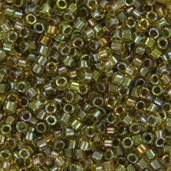 Miyuki Delica 11/0 DB-2377 Fancy Lined Lime