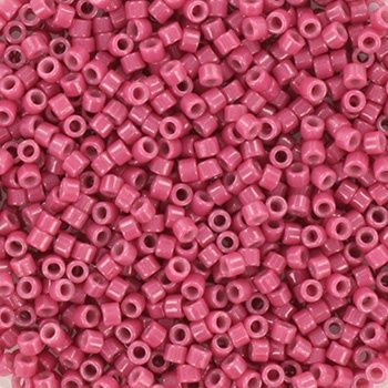 Miyuki Delica 11/0 DB-2353 Duracoat Opaque Dyed Raspberry
