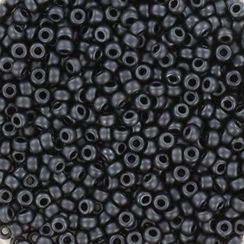 Miyuki Rocailles 11/0 2010 Metallic Matte Charcoal