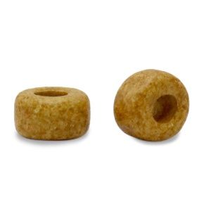 DQ Grieks keramiek kralen 7mm Mustard brown, 10 stuks