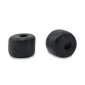 DQ Grieks keramiek kralen 5mm Black, 10 stuks