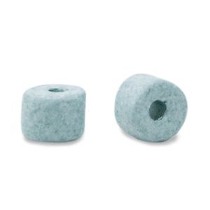 DQ Grieks keramiek kralen 5mm Haze Blue, 10 stuks