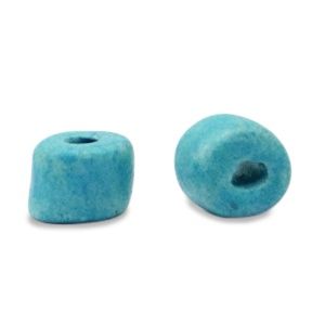 DQ Grieks keramiek kralen 5mm Ocean Blue, 10 stuks