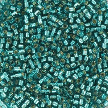 Miyuki Delica 11/0 DB-1208 Silverlined Caribbean Teal