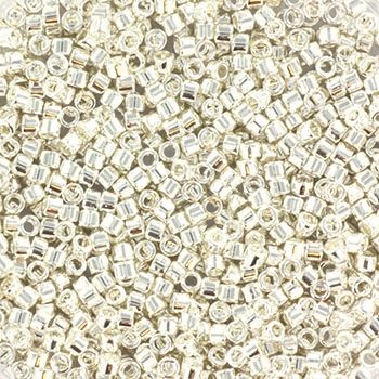 Miyuki Delica 11/0 DB-0551 Bright Sterling Plated