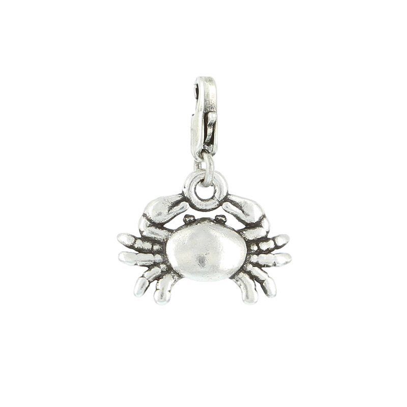 Bedel van een Krab Zilver 20 x 10 mm