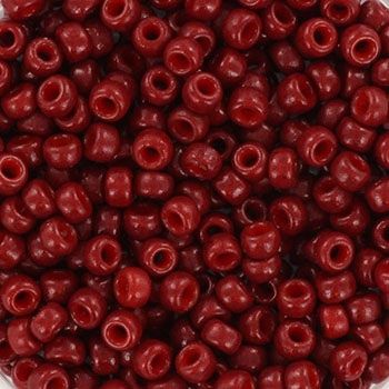 Miyuki Rocailles 8/0 4469 Duracoat Opaque Jujube