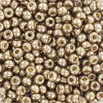Miyuki Rocailles 8/0 4222 Duracoat Gavanized Pewter