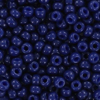Miyuki Rocailles 8/0 4493 Duracoat Opaque Dyed Navy Blue