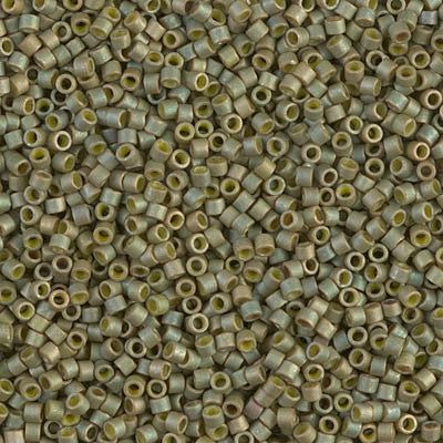 Miyuki Delica 11/0 DB-0372 Opaque Matte Light Luster Olive