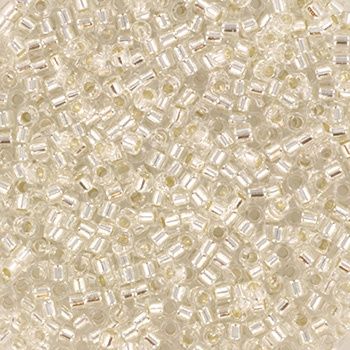 Miyuki Delica 11/0 DB-0041 Silverlined Silver