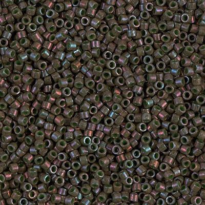 Miyuki Delica 11/0 DB-0131 Opaque Dark Olive Luster