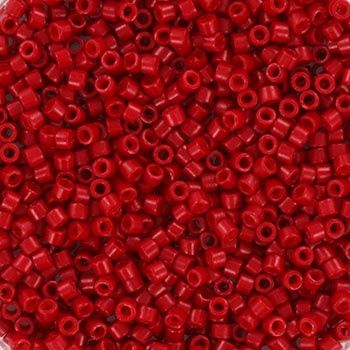 Miyuki Delica 11/0 DB-0791 Opaque Dyed SF Bright Red