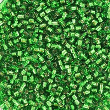 Miyuki Delica 11/0 DB-0046 Silverlined Green