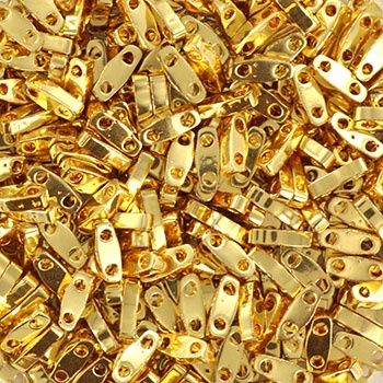 Miyuki Quarter Tila 5x1,2mm - 191 24kt Gold Plated, 20 stuks