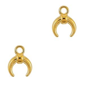Bedel DQ metaal Goud 9x7mm (nikkelvrij)
