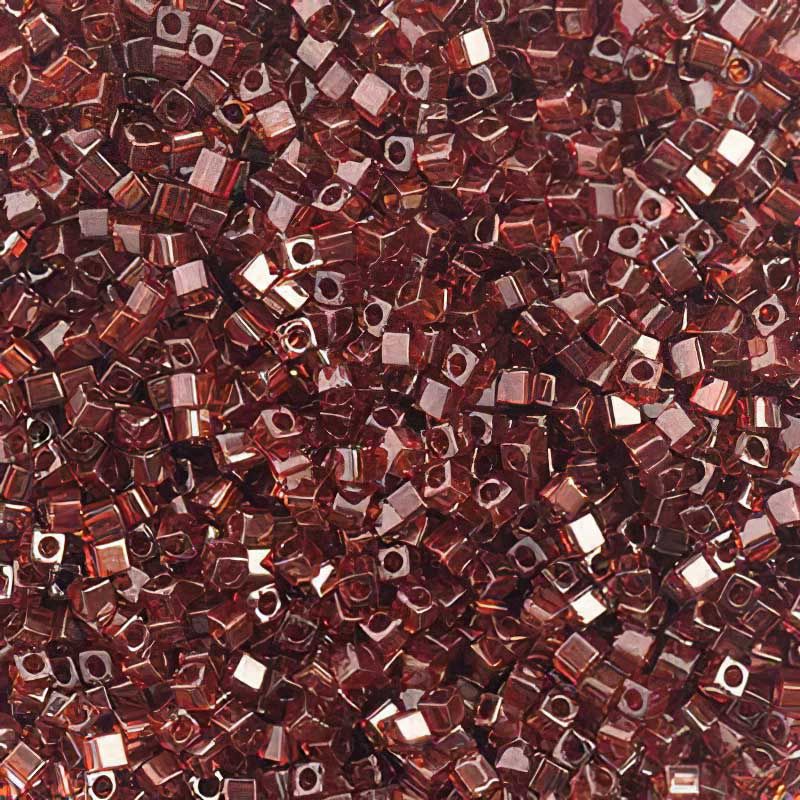 Miyuki Cube 1,8mm - 304 Garnet Gold Luster 2½ gram