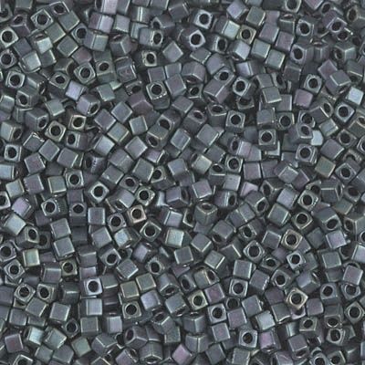 Miyuki Cube 1,8mm - 2001 Opaque Matte Gun Metal 2½ gram