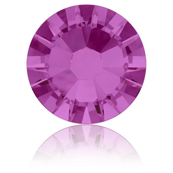 Swarovski plaksteen SS16 Fuchsia 4mm