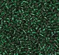 Miyuki Delica 11/0 DB-0148 Silverlined Green