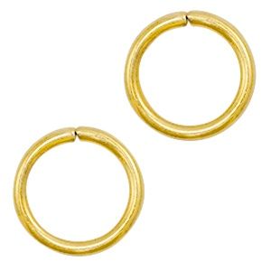 Roestvrij stalen (RVS) Stainless steel montagering 11mm goud