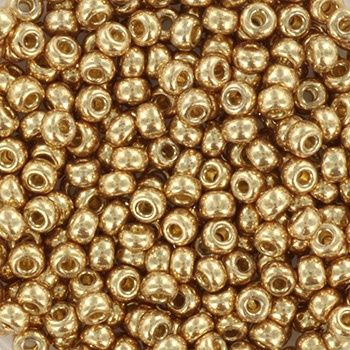 Miyuki Rocailles 8/0 4204 Duracoat Galvanized Champagne