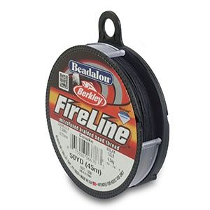 Beadalon rijgdraad Fireline 0.20mm Black, 45 meter