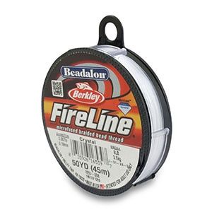 Beadalon rijgdraad Fireline 0.20mm Wit, 45 meter