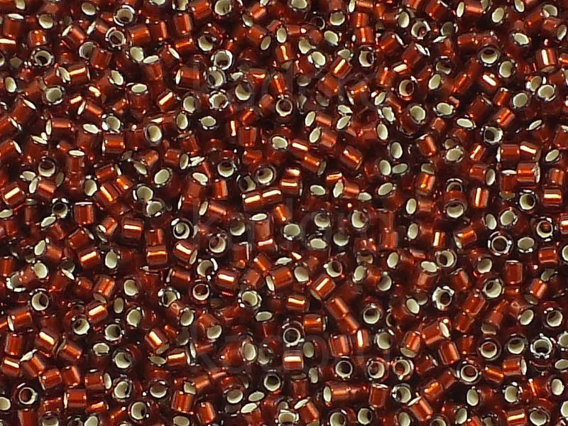 Miyuki Delica 11/0 DB-1683 Siverlined Glazed Dark Topaz