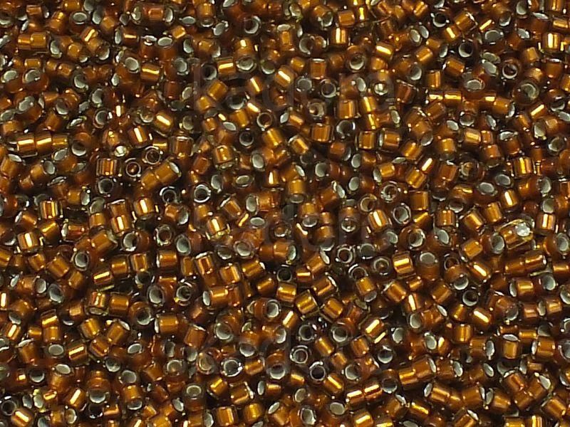 Miyuki Delica 11/0 DB-1682 Siverlined Glazed Dark Honey