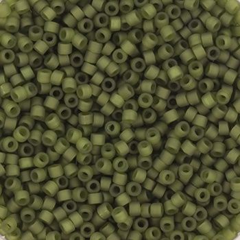 Miyuki Delica 11/0 DB-2404 Transparant Matte Dark Olive