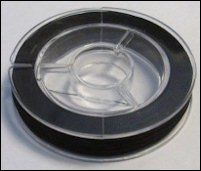 Silky kralendraad 0.15 mm, 100 meter, Kleur: Zwart