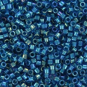 Miyuki Delica 11/0 DB-2385 Fancy Lined Pacific Aqua