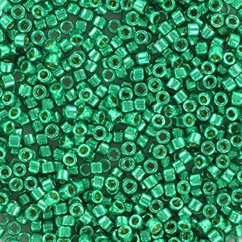 Miyuki Delica 11/0 DB-2505 Duracoat Galvanized Aqua Green
