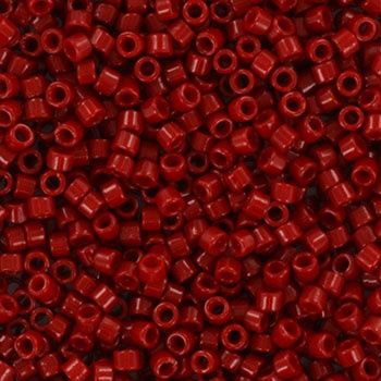 Miyuki Delica 11/0 DB-2354 Duracoat Opaque Dyed Garnet Red