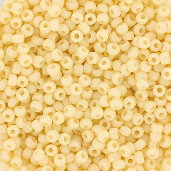 Miyuki Rocailles 11/0 0492 Opaque Dark Cream