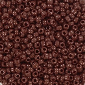 Miyuki Rocailles 11/0 0419 Opaque Red Brown