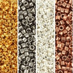 Miyuki Delica 11/0 Plated De Luxe