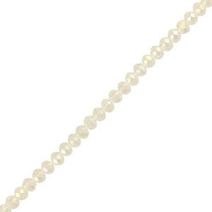 Top Facet kralen 3x2mm disc Transparent, 30 stuks