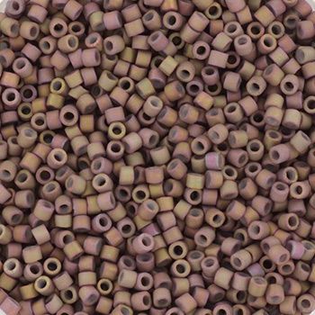 Miyuki Delica 11/0 DB-1061 Metallic Matte AB Dusky Clay