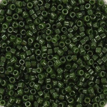 Miyuki Delica 11/0 DB-0663 Opaque Dyed Olive