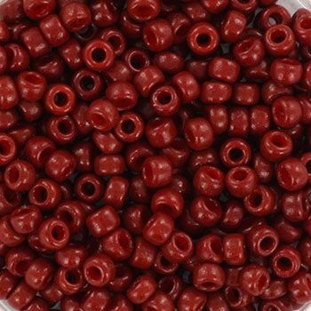 Miyuki Rocailles 8/0 4470 Duracoat Opaque Maroon