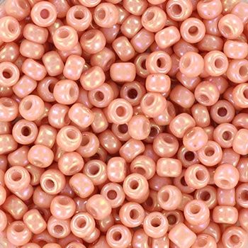 Miyuki Rocailles 8/0 0596 Opaque Luster Tea Rose