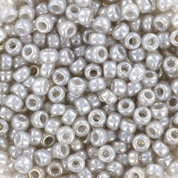 Miyuki Rocailles 8/0 0526 Ceylon Silver Grey