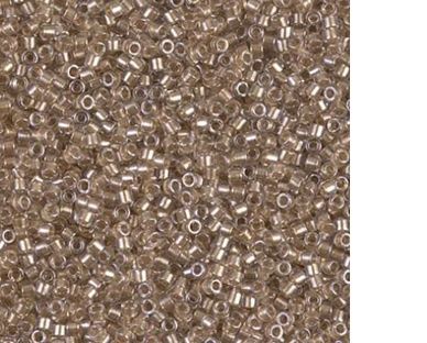 Miyuki Delica 11/0 DB-0907 Sparkling Light Bronze Lined Crystal