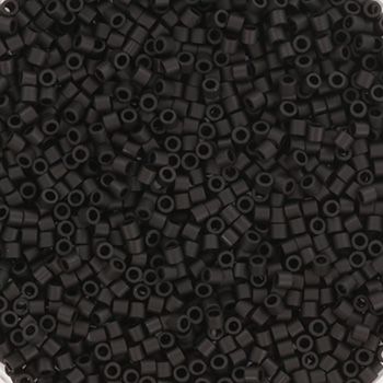Miyuki Delica 15/0 DB-0310 Opaque Matte Black