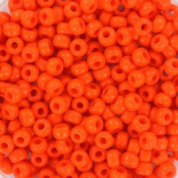 Miyuki Rocailles 8/0 0406 Opaque Orange
