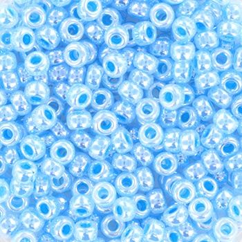 Miyuki Rocailles 8/0 0537 Ceylon Blue