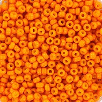 Miyuki Rocailles 11/0 4454 Duracoat Opaque Kumquat